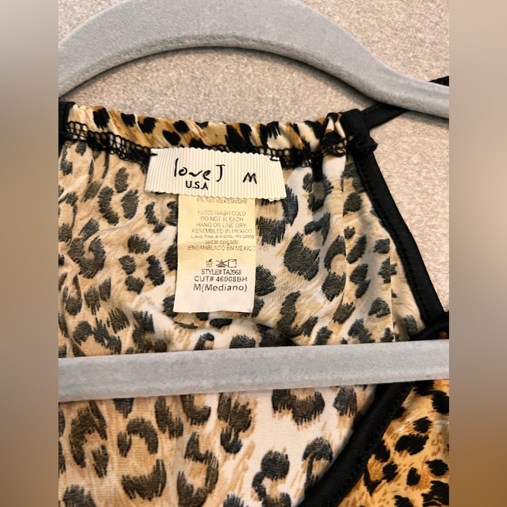 Y2K Leopard Cheetah Flowy Sleeveless Tank - Picture 5 of 5